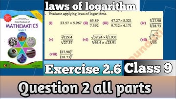 Class 9 Federal Board Mathematics Unit 2: Exercise 2.6 - Q2 | Step-by-Step Solutions