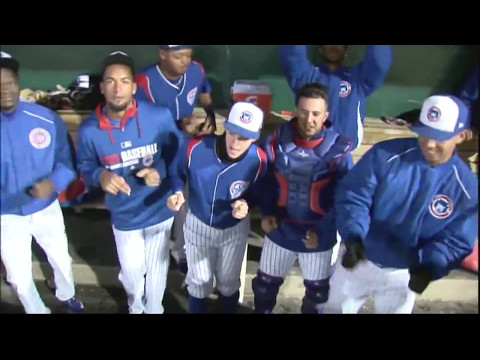 Cubs vs. LumberKings Dugout Dance Cam (May 5, 2017)