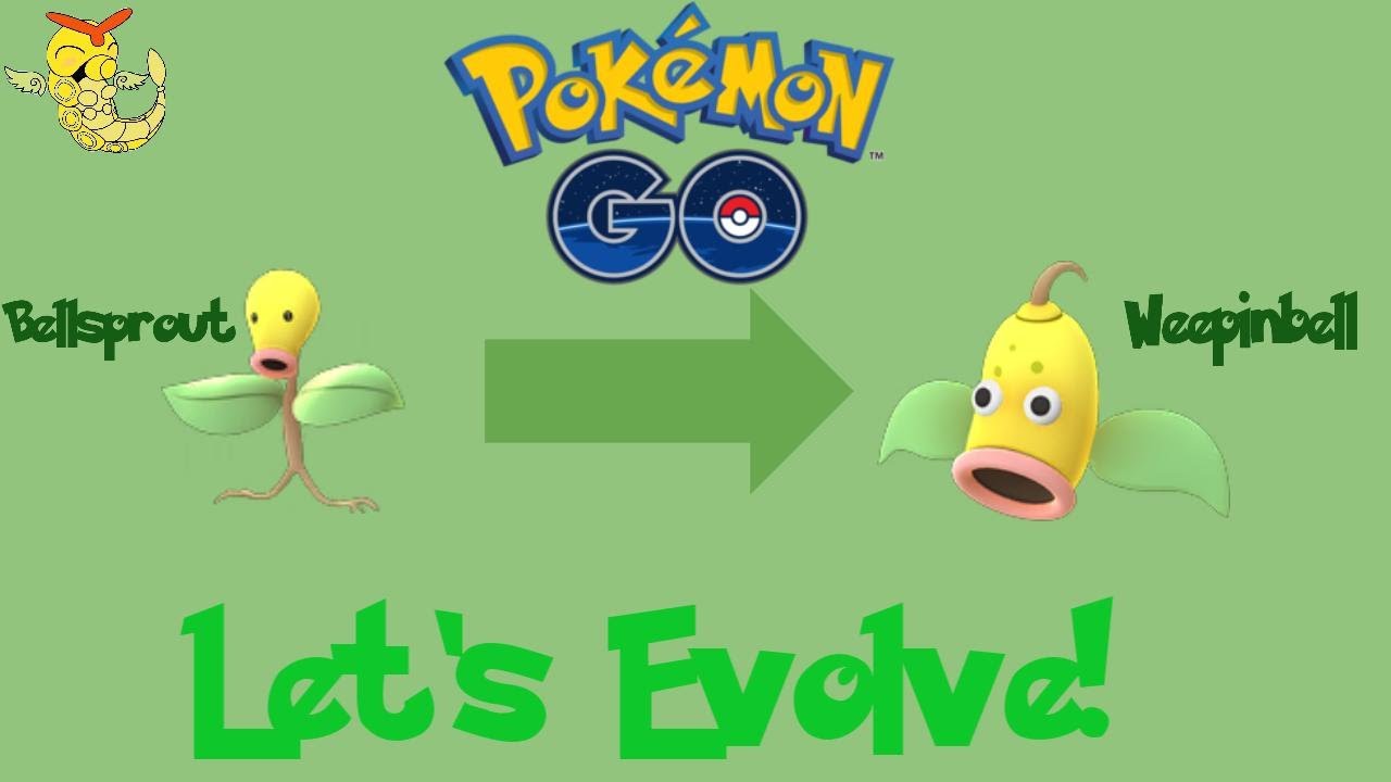 Evolution Of Bellsprout To 900 Cp Weepinbell With Power Up