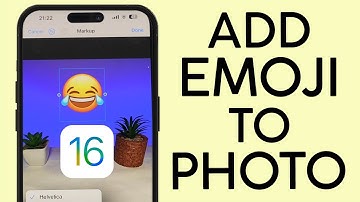 How to Add Emoji to Photo on iPhone iOS 16 (2023)