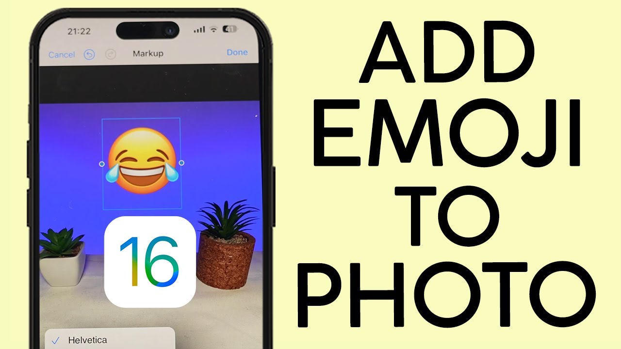 How Do I Add An Emoji To A Picture On Iphone