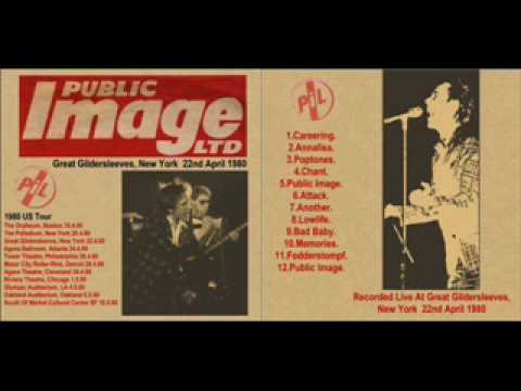 Public Image Ltd. Annalisa (Great Gildersleeves NYC)