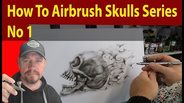 How To Airbrush Skulls Series No 1