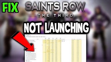Saints Row The Third – Fix Not Launching – Complete Tutorial