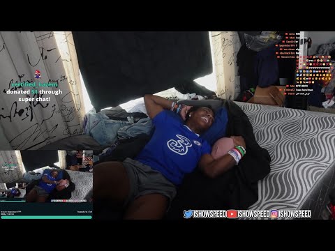iShowSpeed Gets Stuck In Infinte Loop During Sleep Stream 😂