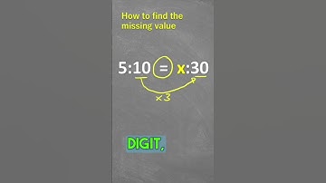 How to find the missing value of an equivalent ratio #year6 #equivalentratio #ratio #missingnumber