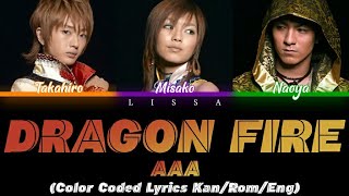 Aaa - Dragon Fire Color Coded Lyrics Kanromeng