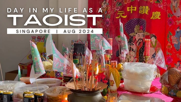 Hungry Ghost month: What we prepared & how we prayed at a Taoist shrine | Life in Singapore Vlog