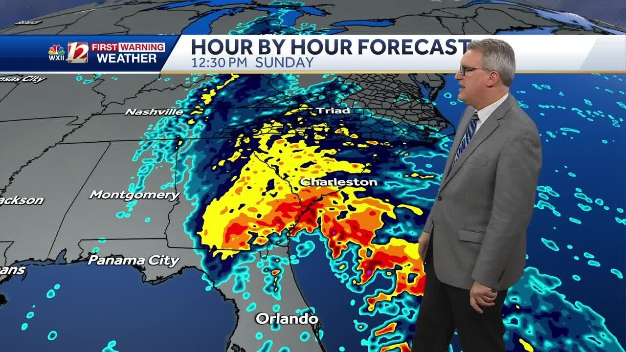WATCH: Weekend storm brings heavy rain and gusty winds - YouTube
