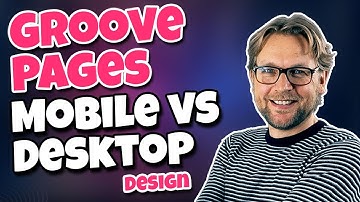 GroovePages Mobile vs Desktop Design