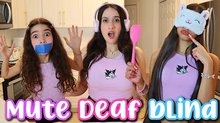 BLIND, DEAF & MUTE BAKING CHALLENGE!