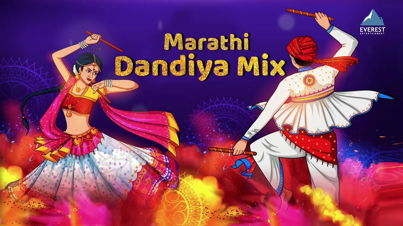 Non Stop Marathi Dandiya Songs with Mix Beats  Navratri Marathi Songs  Marathi Garba DJ Songs