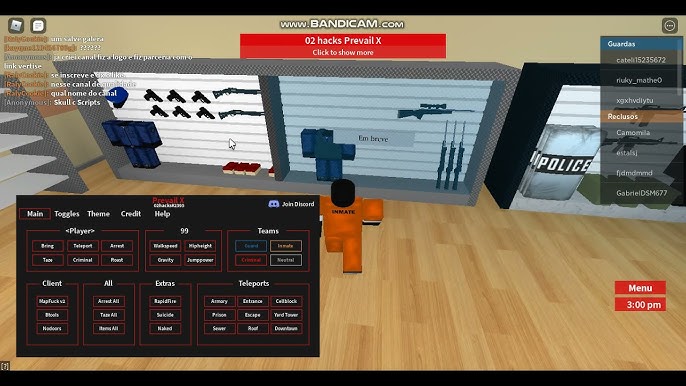 Fastupload.io on X: ROBLOX BEST HACK FOR PRISON LIFE V2.0!! 2017