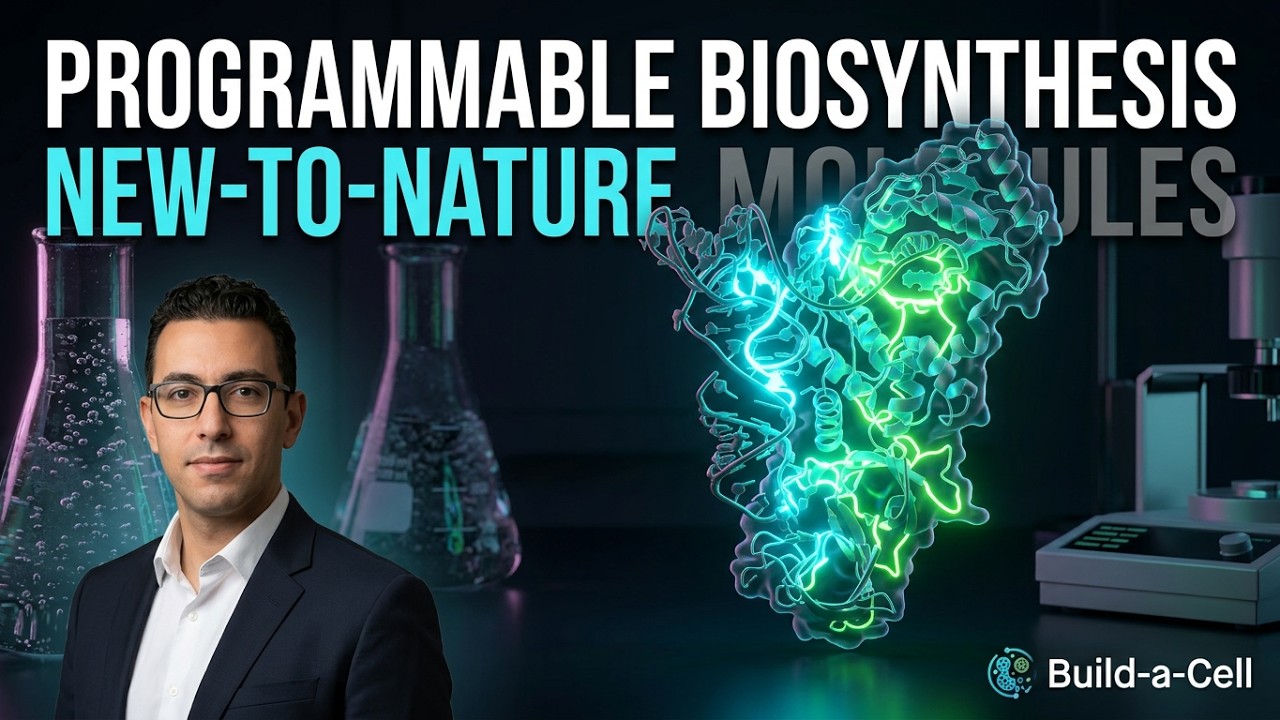 Build-a-Cell seminar Ahmed Badran: Programmable Biosynthesis of New-to-Nature Molecules