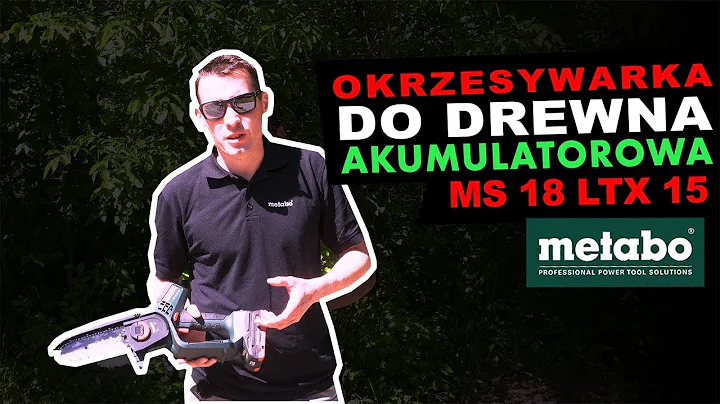SZYBKO I SPRAWNIE! Akumulatorowa Pilarka do Drewna  METABO MS 18 LTX 15 #metabopolska