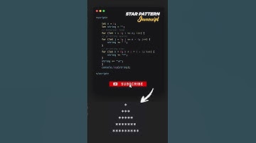 Javascript Star Pattern | #shorts #viral #youtubeshorts