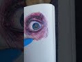 Draw w meee: eye edit. #art#eye#pen#penart#blowup#artist#sketchbook#sketch #ballpointpen