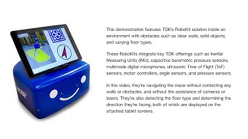 TDK RoboKit Obstacle Avoidance Demonstration