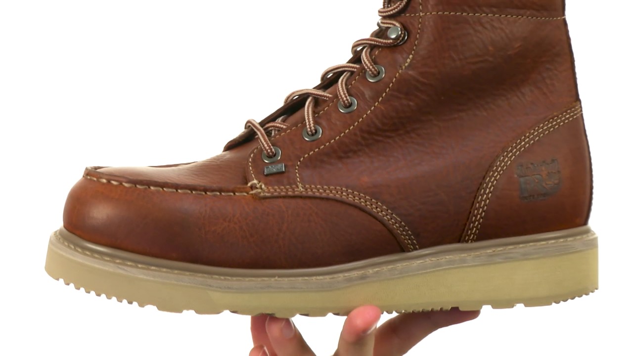 Visita lo Store di TimberlandTimberland PRO Men's Barstow Wedge Safety Toe Brown Boot 15 EE Wide 