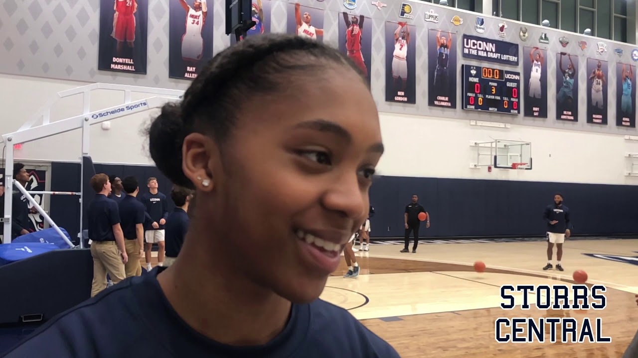 2019 UConn Basketball First Night - Aubrey Griffin - YouTube