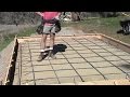 Rebar grid for concrete slab Rebar grid for concrete slab
