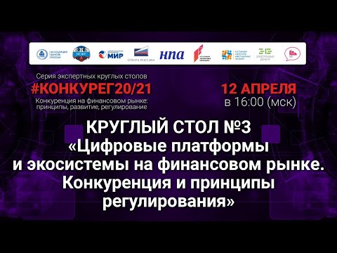 Цифровые платформы и экосистемы на финансовом рынке. Конкуренция и принципы регулирования