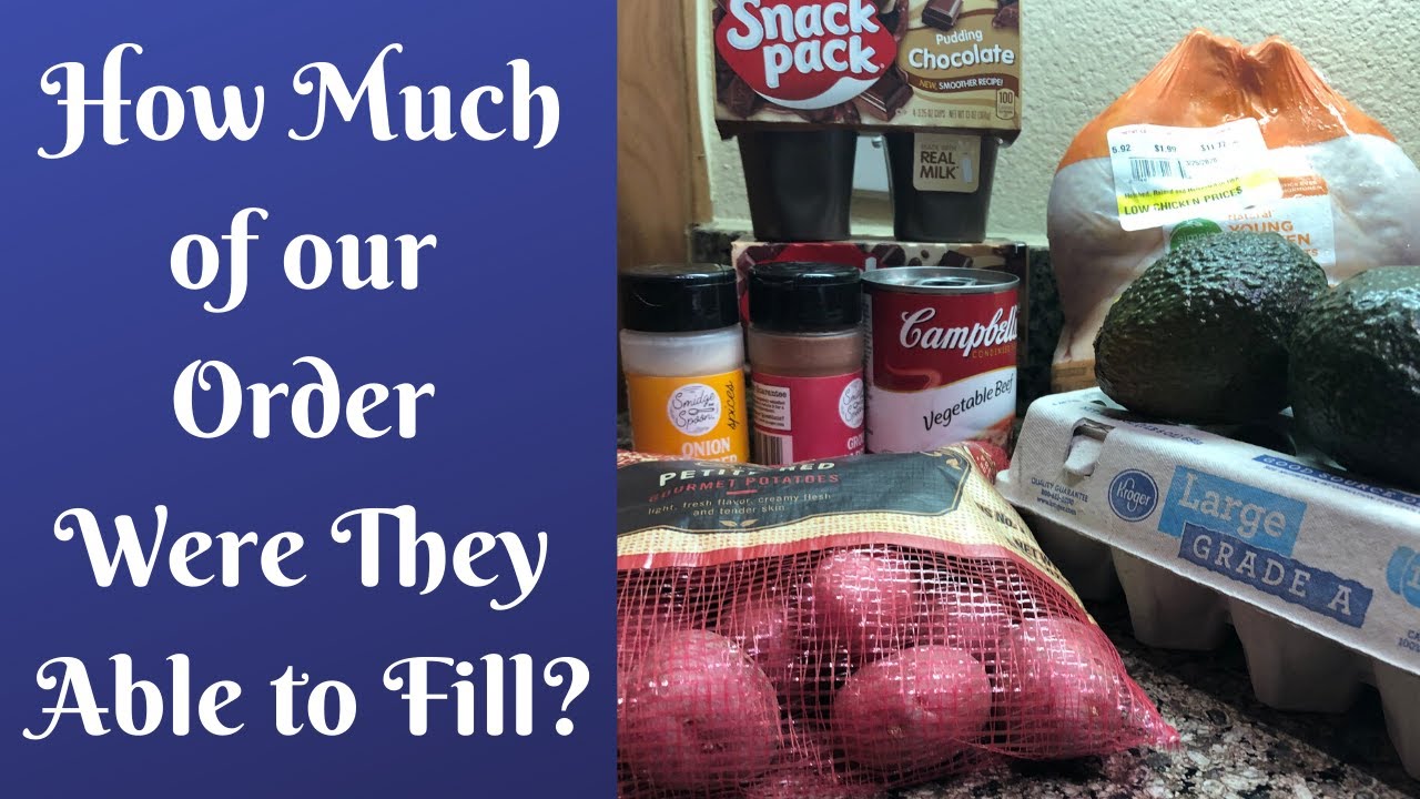 KROGER PICKUP | PRICES SHOWN | Frugal Groceries - YouTube