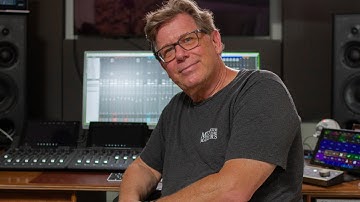 Alan Meyerson mixing the score of ‘Mank