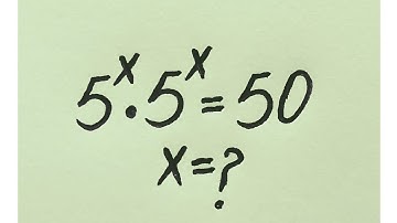 A Very Nice Olympiad Math Exponential Algebric Problem l find value of x=?