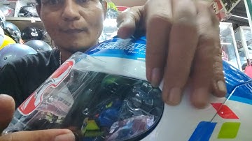 cara buka dan pasang visor nhk gpr tech street.. gampang banget...