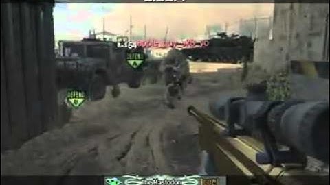 MW3 Noscope silentshot double kill