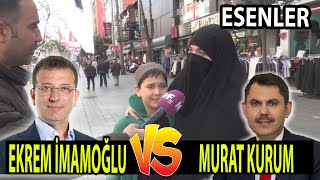 Ekrem İmamoğlu mu Murat Kurum mu Esenlerde Şaşkına Uğratan Kesintisiz Dev Seçim Anketi