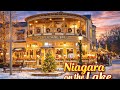 Winter Evening in Niagara-on-the-Lake ❄️✨ | Calm Streets in 4K
