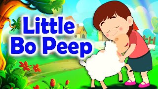 Little Bo Peep Nursery Rhyme |  Children Song Video