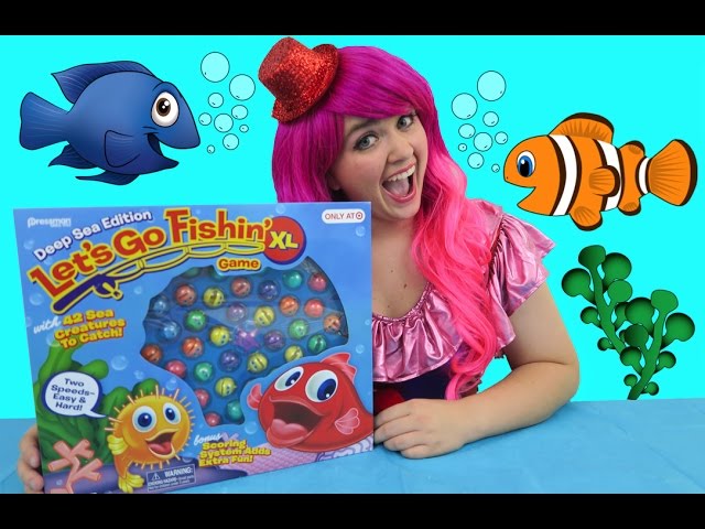 Deep Sea Edition Let/'s Go Fishin/' Fish Game Fishing XL 42 seacreatures to catch