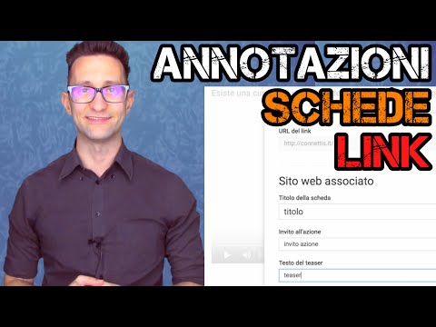 Come inserire link nelle annotazioni di youtube (sito web associato)