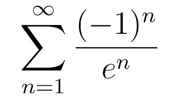 Infinite Series: Converges or Diverges? SUM((-1)^n/e^n) TWO Solutions