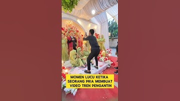 momen lucu ketika melihat teman bikin video trend pengantin ‼️#ngakak #lucu #nikah #pengantin