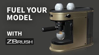 Fuel Your Model With ZBrush - ZModeler, Booleans, & Rendering in Action