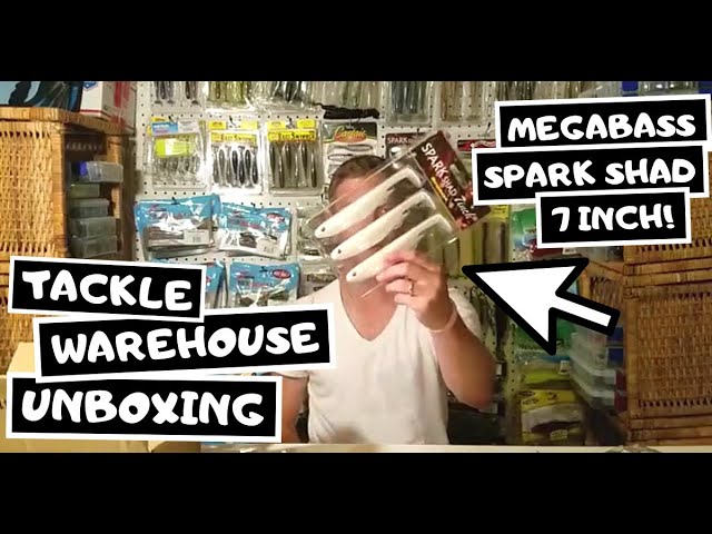 Tackle Warehouse Unboxing - Weedless Ned Heads, Megabass Spark Shad 7 Inch  