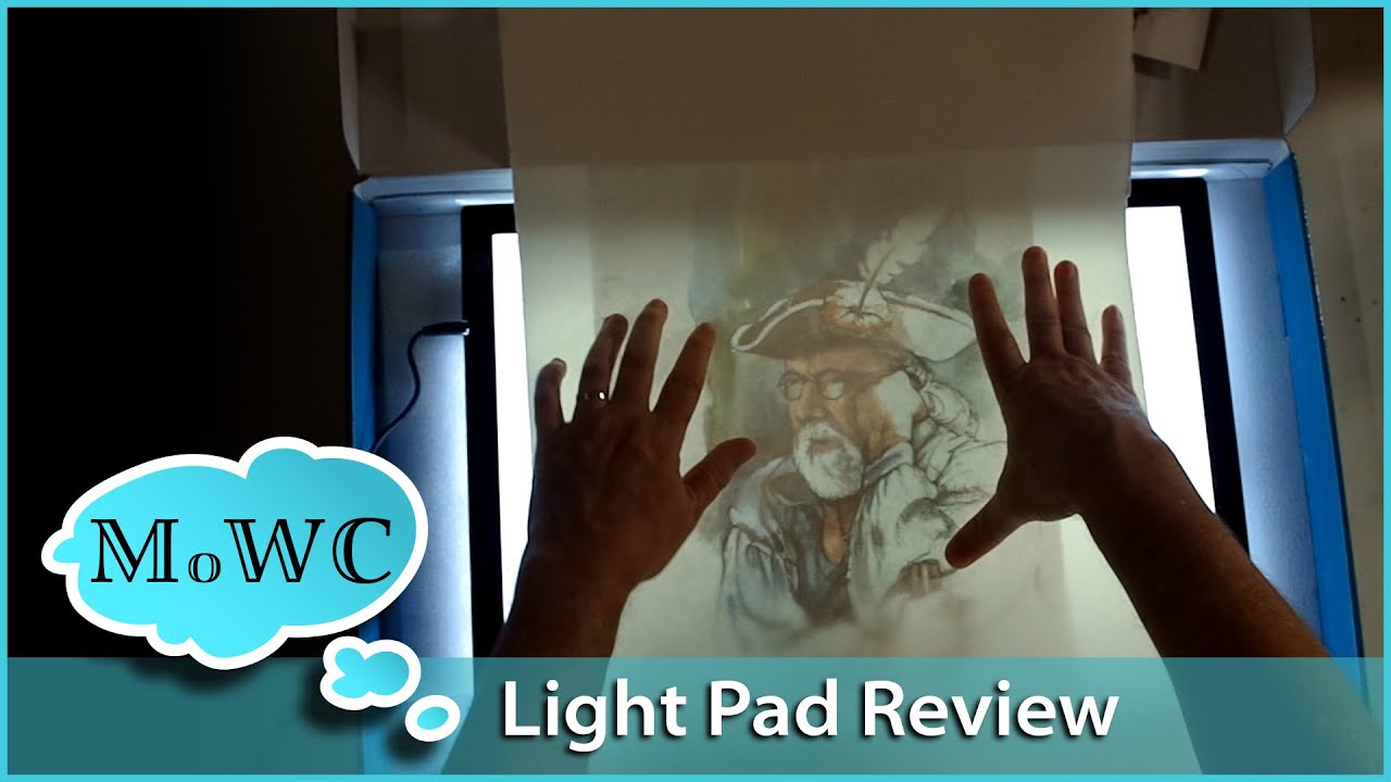 Huion A3 LED Light Pad Review and Starting a Drawing Commission pt. 1 