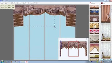 How to Design Curtain with 4Design Quickly