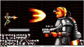 Universal Soldier - All Bosses (Genesis/Mega-Drive)