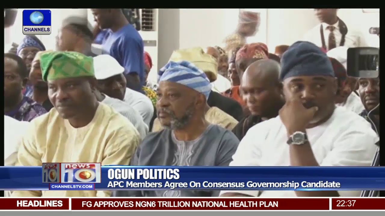 Ogun APC Agree On Consensus Governorship Candidate As Amosun Declares For Senate