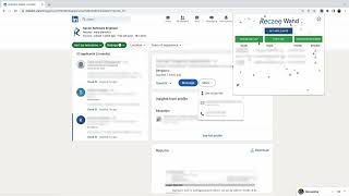 Get your LinkedIn job applicants in seconds | Reczee Wand demo