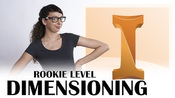 How to Dimension a part in Autodesk Inventor