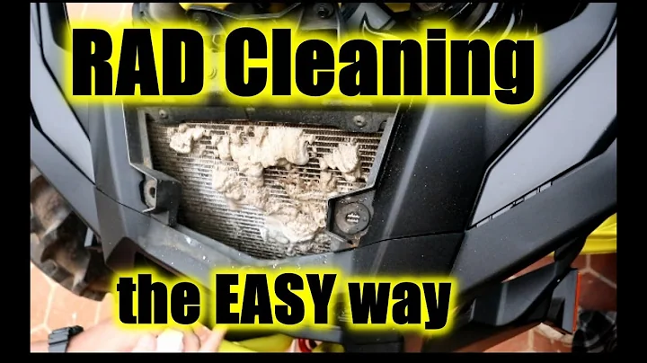 SXS Radiator Cleaning the EASY Way