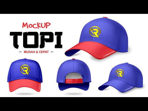 Cara Membuat Mockup Topi dengan CorelDraw - Hat Mockup Design
