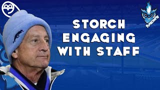 Storch Engaging With Staff