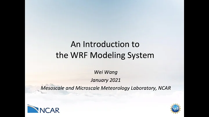 An Introduction to the WRF Modeling System